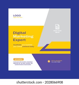 professonal social media post banner