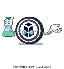 Professor bancor coin character cartoon