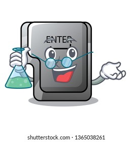 Professor button enter on a keyboard character