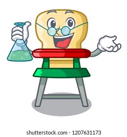 Professor cartoon baby highchair for kids feeding