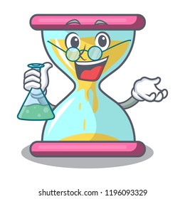 Professor cartoon hourglass