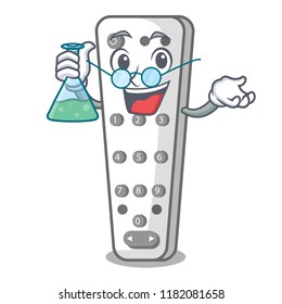 Professor cartoon infrared remote control for TV satellite receiver