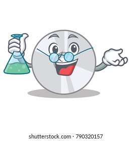 Professor CD character cartoon style