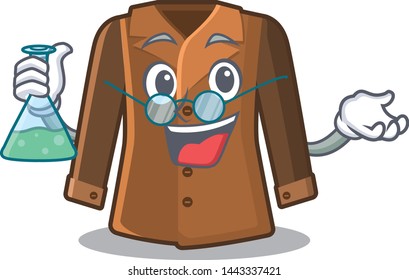 Professor coat isolated with in the mascot