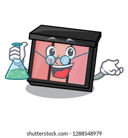 Professor eye shadow isolated with the mascot