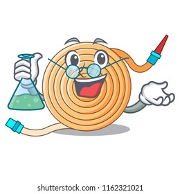 Professor garden water hose cartoon