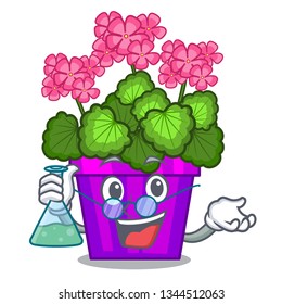 Professor geranium flowers stick the character stem