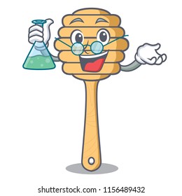 Professor honey spoon character cartoon