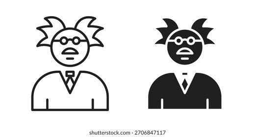 Professor Symbol für Logo, Web, App Designs.