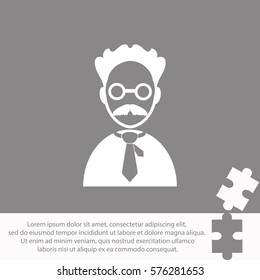 Professor  icon Vector design.
