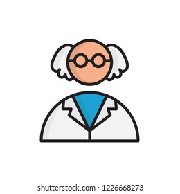 professor icon vector. job icon vector