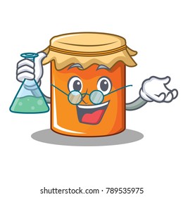 Professor jam character cartoon style