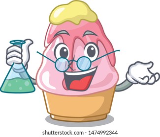 Professor kakigori bowl places in mascot tray