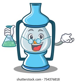 Professor lantern character cartoon style