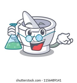 Professor mortar character cartoon style