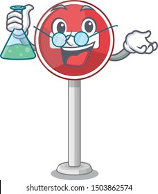 Professor no entry on cartoon side of road