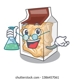 Professor pork rinds in a cartoon jar