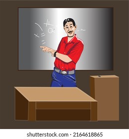 a professor is presenting his findings

