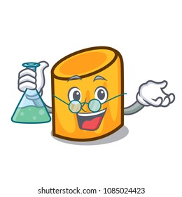 Professor rigatoni character cartoon style