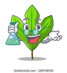 Professor sassafras leaf in the cartoon stem