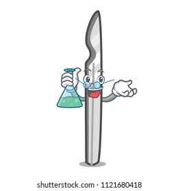 Professor scalpel character cartoon style