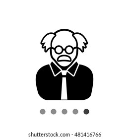 Professor simple icon