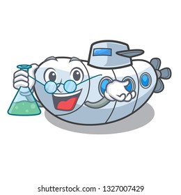 Professor submarine in the a cartoon shape