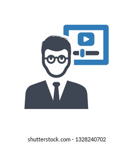Professor Teacher Icon