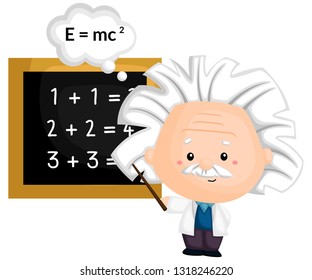 a professor teaching a math and physic
