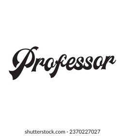 professor text on white background.