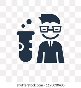 Professor vector icon isolated on transparent background, Professor transparency concept can be used web and mobile