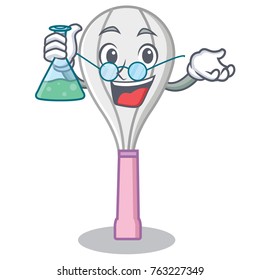 Professor whisk character cartoon style