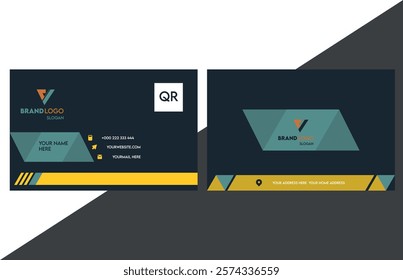 proffesional business card design, vector layout