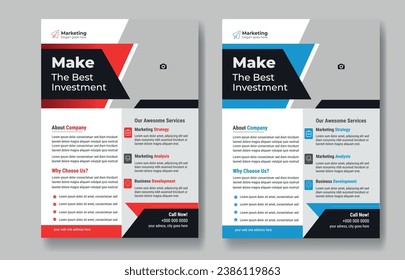 proffesional corporate flyer design template