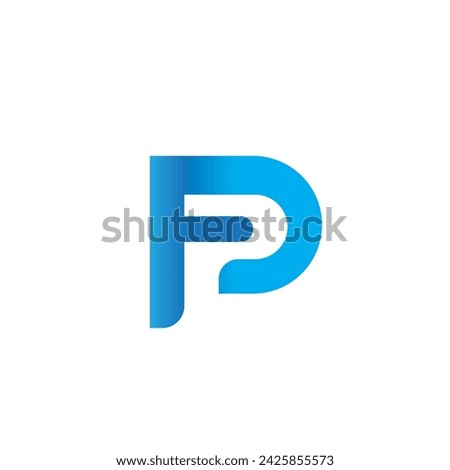 Proffesional Letter F And D Logo With White Background