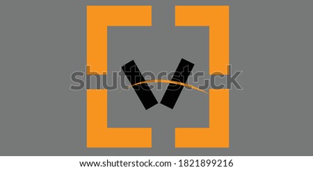 proffesional v type logo vector
