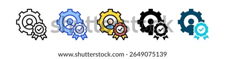 Proficiency Icon Collection With Multiple Styles