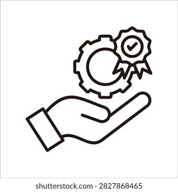 Proficiency Icon Line Vector Illustration