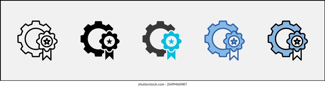Proficiency Icon Pack Multistyle Illustration