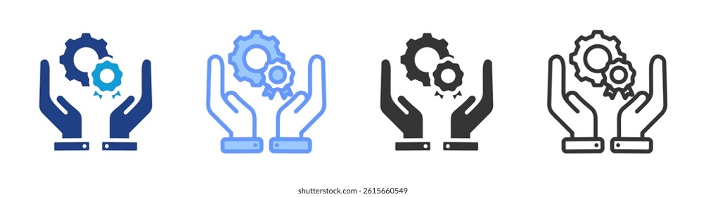 Proficiency icon set multiple style collection