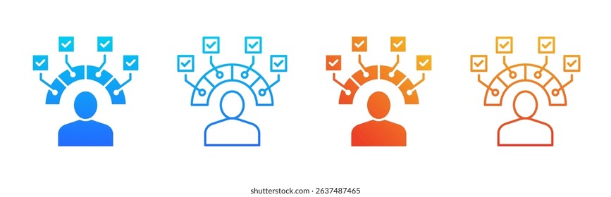 Proficiency icon sheet multiple style collection