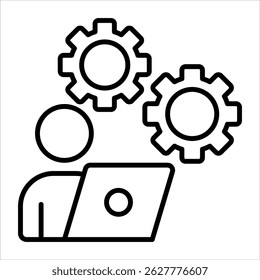 Proficiency Icon. Simple Vector Outline Illustration