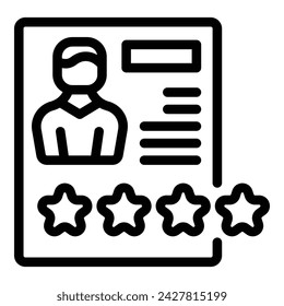 Proficiency professional background icon outline vector. Top mastery skills expertise. Education improvement training