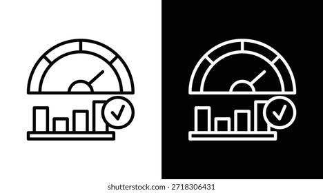 Versión de dos tonos en fondo blanco y negro