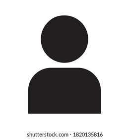 profile avatar icon design black