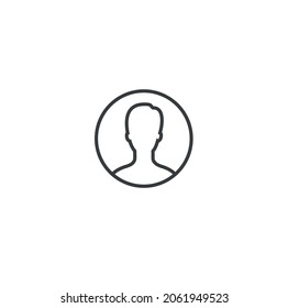 profile avatar icon or user profile icon
