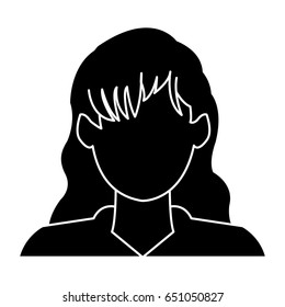 profile avatar user icon - woman, female people
