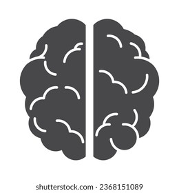 profile brain icon human design vector isolated