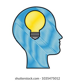 profile with bulb light