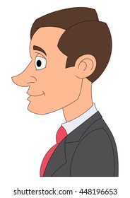 Profile of a businessman 2